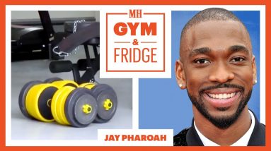 Jay Pharoah Shows His Home Gym & Fridge | Gym & Fridge | Men's Health