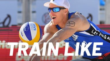 Men's Olympic Beach Volleyball Workout | Train Like a Celebrity | Men's Health