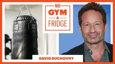 X Files Star David Duchovny Shows Off His Gym & Fridge | Gym & Fridge | Men's Health