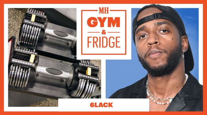 Rapper 6LACK Shows Off His Gym & Fridge | Gym & Fridge | Men's Health