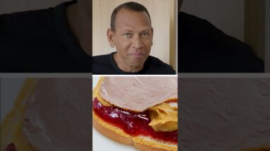 “Unique” is one way to describe A-Rod’s special sandwich of choice. #alexrodriguez #arod #yankees