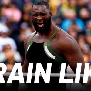 WWE Superstar Omos Shares His Brutal Leg Workout | Train Like | Men's Health