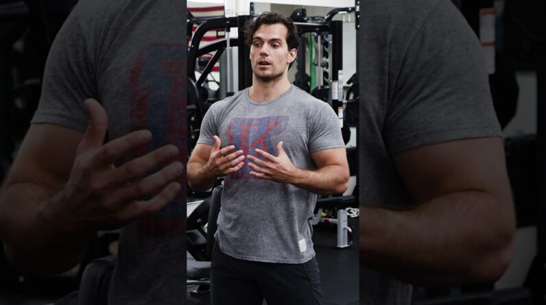 Muscular endurance of the shoulders is really important to Henry Cavill